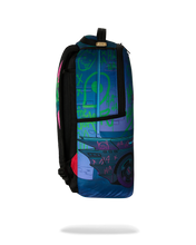 Load image into Gallery viewer, SPRAYGROUND DC JOKER NO RULES TAGGED UP BATMOBILE BACKPACK