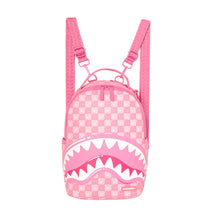 Load image into Gallery viewer, SPRAYGROUND PINK NEW CHECK FACES MINI BACKPACK