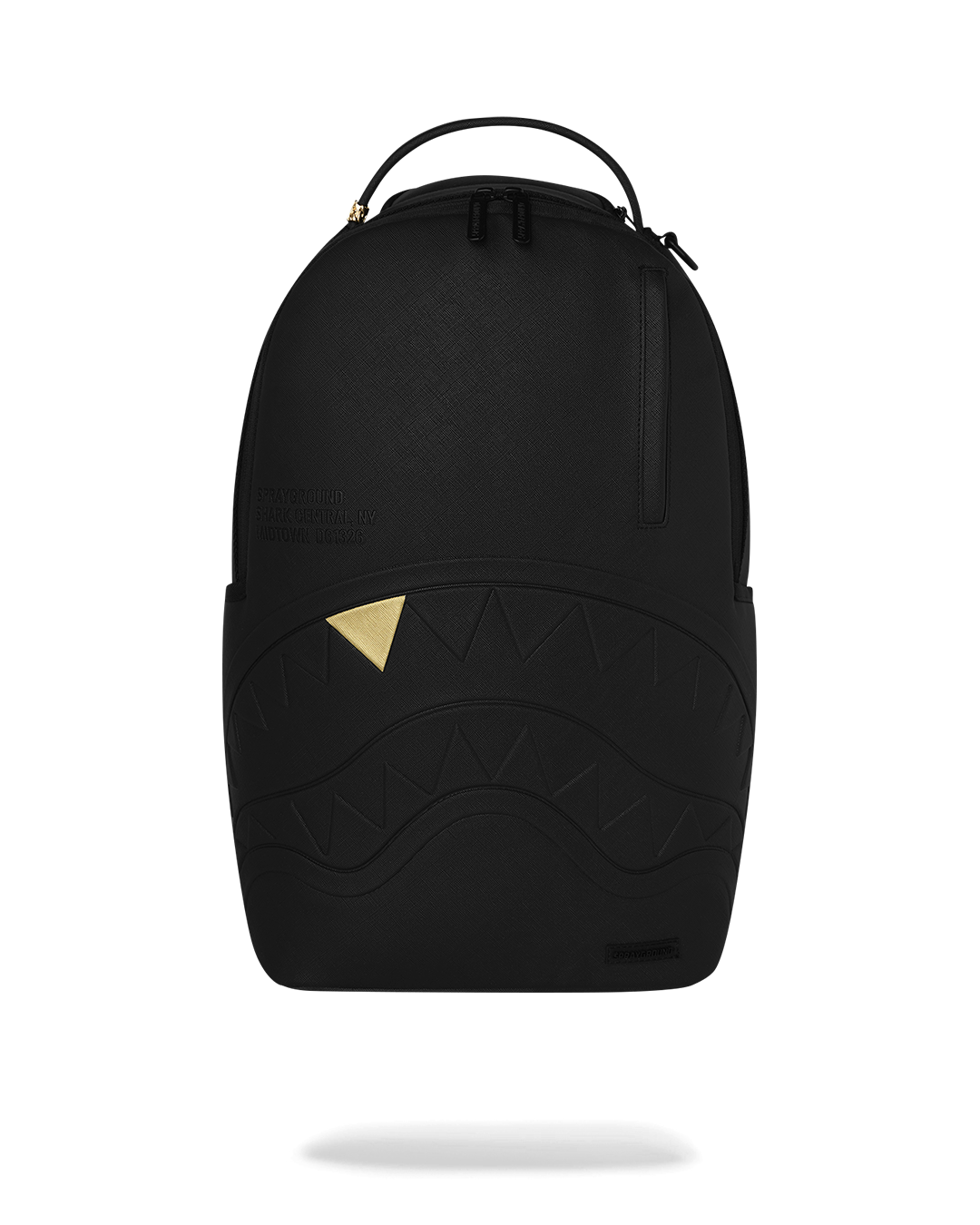SPRAYGROUND BLACKED OUT EMBOSSED GOLD TOOTH BACKPACK B9325 – BLUE