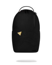 Load image into Gallery viewer, SPRAYGROUND BLACKED OUT EMBOSSED GOLD TOOTH BACKPACK B9325