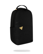 Load image into Gallery viewer, SPRAYGROUND BLACKED OUT EMBOSSED GOLD TOOTH BACKPACK B9325