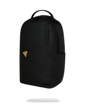 Load image into Gallery viewer, SPRAYGROUND BLACKED OUT EMBOSSED GOLD TOOTH BACKPACK B9325