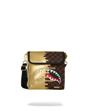 Load image into Gallery viewer, SPRAYGROUND GOLDEN DYNASTY GOLD DRIP MESSENGER SLING
