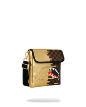 Load image into Gallery viewer, SPRAYGROUND GOLDEN DYNASTY GOLD DRIP MESSENGER SLING