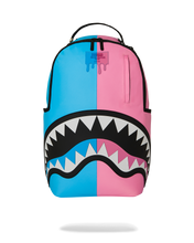 Load image into Gallery viewer, SPRAYGROUND SHARK CENTRAL COTTON CANDY SPLIT BACKPACK B9383