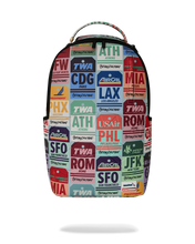 Load image into Gallery viewer, SPRAYGROUND AA TWA VINTAGE LUGGAGE TAGS BACKPACK