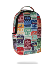 Load image into Gallery viewer, SPRAYGROUND AA TWA VINTAGE LUGGAGE TAGS BACKPACK