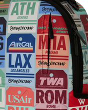 Load image into Gallery viewer, SPRAYGROUND AA TWA VINTAGE LUGGAGE TAGS BACKPACK