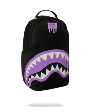 Load image into Gallery viewer, SPRAYGROUND  SHARK CENTRAL PASSPORT PURPLE BACKPACK