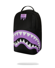 Load image into Gallery viewer, SPRAYGROUND  SHARK CENTRAL PASSPORT PURPLE BACKPACK