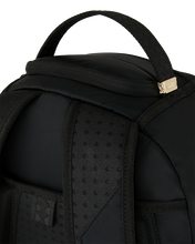 Load image into Gallery viewer, SPRAYGROUND SHARK CENTRAL BLACK NYLON GRAY EMBOSSED BACKPACK B9636