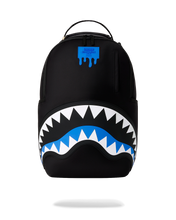 Load image into Gallery viewer, SPRAYGROUND SHARK CENTRAL PASSPORT BLUE BACKPACK