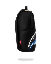 Load image into Gallery viewer, SPRAYGROUND SHARK CENTRAL PASSPORT BLUE BACKPACK