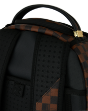 Load image into Gallery viewer, SPRAYGROUND MIDNIGHT SHADOW SHARKS IN PARIS BROWN BACKPACK B9723