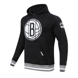 PRO STANDARD NBA BROOKLYN NETS RETRO CLASSIC PO HOODIE