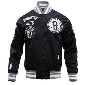 PRO STANDARD MLB BROOKLYN NETS RETRO CLASSIC  SATIN JACKET