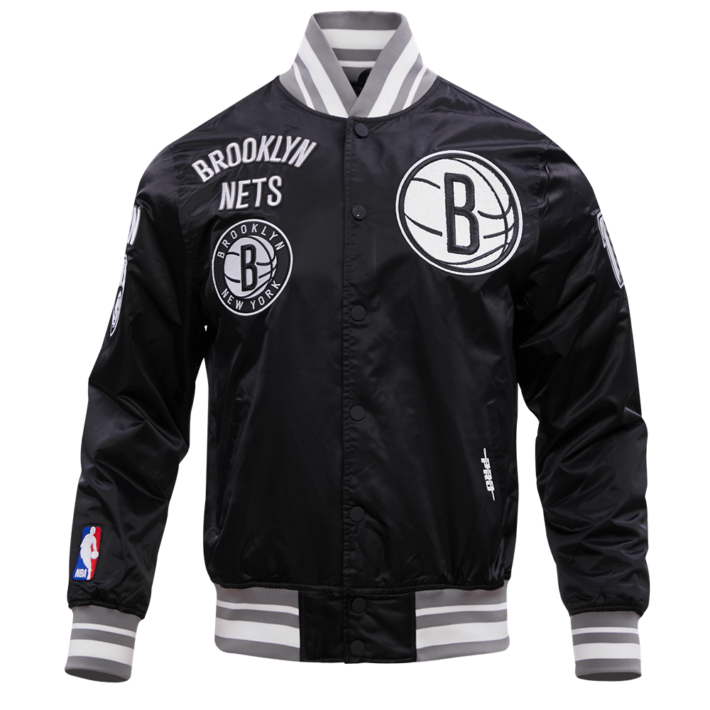 PRO STANDARD MLB BROOKLYN NETS RETRO CLASSIC  SATIN JACKET