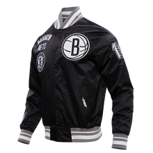 Load image into Gallery viewer, PRO STANDARD MLB BROOKLYN NETS RETRO CLASSIC  SATIN JACKET