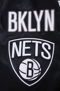 PRO STANDARD MLB BROOKLYN NETS RETRO CLASSIC  SATIN JACKET