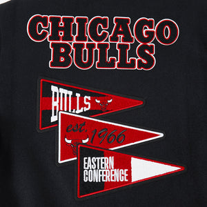 PRO STANDARD  NBA CHICAGO BULLS RIB WOOL VARSITY JACKET