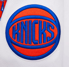 Load image into Gallery viewer, PRO STANDARD  NEW YORK KNICKS RETRO RIP WOOL VARSITY JACKET