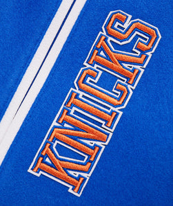 PRO STANDARD  NEW YORK KNICKS RETRO RIP WOOL VARSITY JACKET