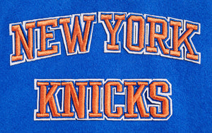 PRO STANDARD  NEW YORK KNICKS RETRO RIP WOOL VARSITY JACKET