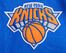 Load image into Gallery viewer, PRO STANDARD  NEW YORK KNICKS RETRO RIP WOOL VARSITY JACKET