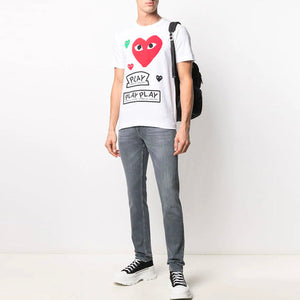 COMME DES GARSONS PLAY T.SHIRT (P1T280)