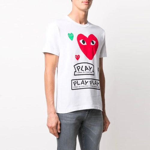 COMME DES GARSONS PLAY T.SHIRT (P1T280)