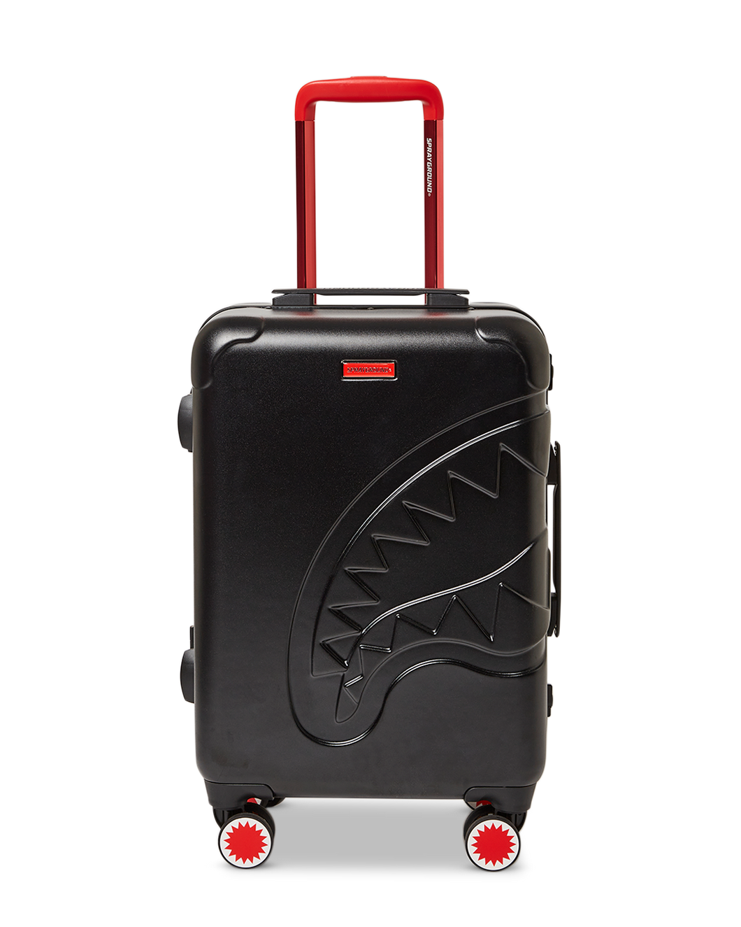 SPRAYGROUND MOLDED SHARKITECTURE BLACK HARDSHELL CARRY-ON