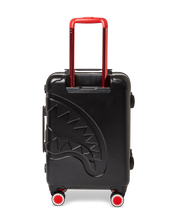 Load image into Gallery viewer, SPRAYGROUND MOLDED SHARKITECTURE BLACK HARDSHELL CARRY-ON