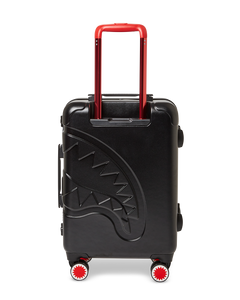 SPRAYGROUND MOLDED SHARKITECTURE BLACK HARDSHELL CARRY-ON