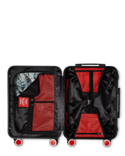 Load image into Gallery viewer, SPRAYGROUND MOLDED SHARKITECTURE BLACK HARDSHELL CARRY-ON