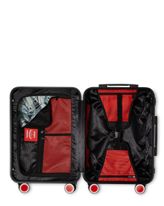 SPRAYGROUND MOLDED SHARKITECTURE BLACK HARDSHELL CARRY-ON