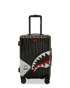 SPRAYGROUND TRIPLE DECKER HEIR TO THE THRONE HARDSHELL CARRY-ON.