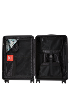 SPRAYGROUND TRIPLE DECKER HEIR TO THE THRONE HARDSHELL CARRY-ON.