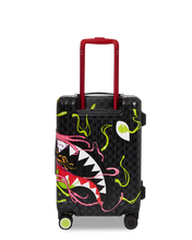 Load image into Gallery viewer, SPRAYGROUND SLIME DIME SHARKNAUTICS HARDSHELL CARRY-ON