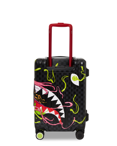 SPRAYGROUND SLIME DIME SHARKNAUTICS HARDSHELL CARRY-ON