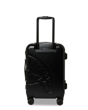 Load image into Gallery viewer, SPRAYGROUND BLACKED OUT EMBOSSED GOLD TOOTH CARRY-ON LUGGAGE CL326