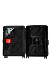 Load image into Gallery viewer, SPRAYGROUND BLACKED OUT EMBOSSED GOLD TOOTH CARRY-ON LUGGAGE CL326