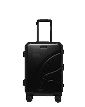 Load image into Gallery viewer, SPRAYGROUND BLACKED OUT EMBOSSED GOLD TOOTH CARRY-ON LUGGAGE CL326