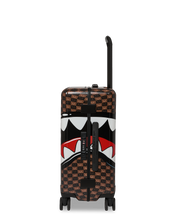 Load image into Gallery viewer, SPRAYGROUND SHARKS IN PARIS GRIN &amp; GRIND WTF BUBBLE CARRY-ON LUGGAGE CL327