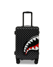 Load image into Gallery viewer, SPRAYGROUND SHINOBI SHARKS IN PARIS WTF BUBBLY CHECK CARRY-ON LUGGAGE