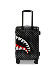 Load image into Gallery viewer, SPRAYGROUND SHINOBI SHARKS IN PARIS WTF BUBBLY CHECK CARRY-ON LUGGAGE