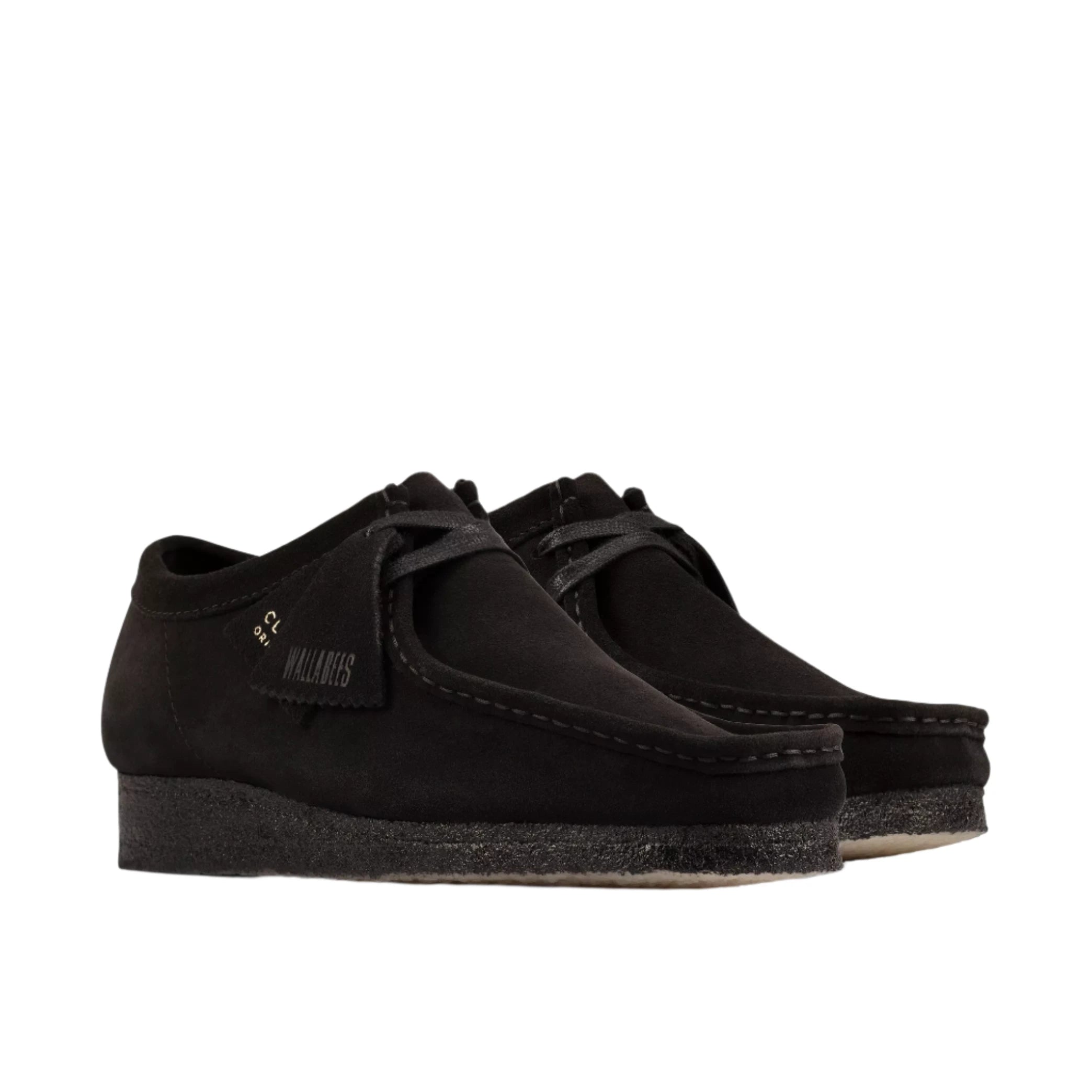 CLARKS ORIGINALS WALLABEE SUEDE SHOES – BLUE CITY NYC