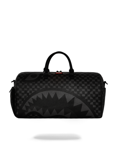 SPRAYGROUND HANGOVER GREY DRIP DUFFLE BAG