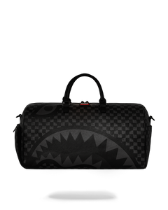 SPRAYGROUND HANGOVER GREY DRIP DUFFLE BAG