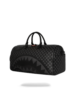 SPRAYGROUND HANGOVER GREY DRIP DUFFLE BAG