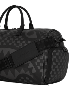 SPRAYGROUND HANGOVER GREY DRIP DUFFLE BAG